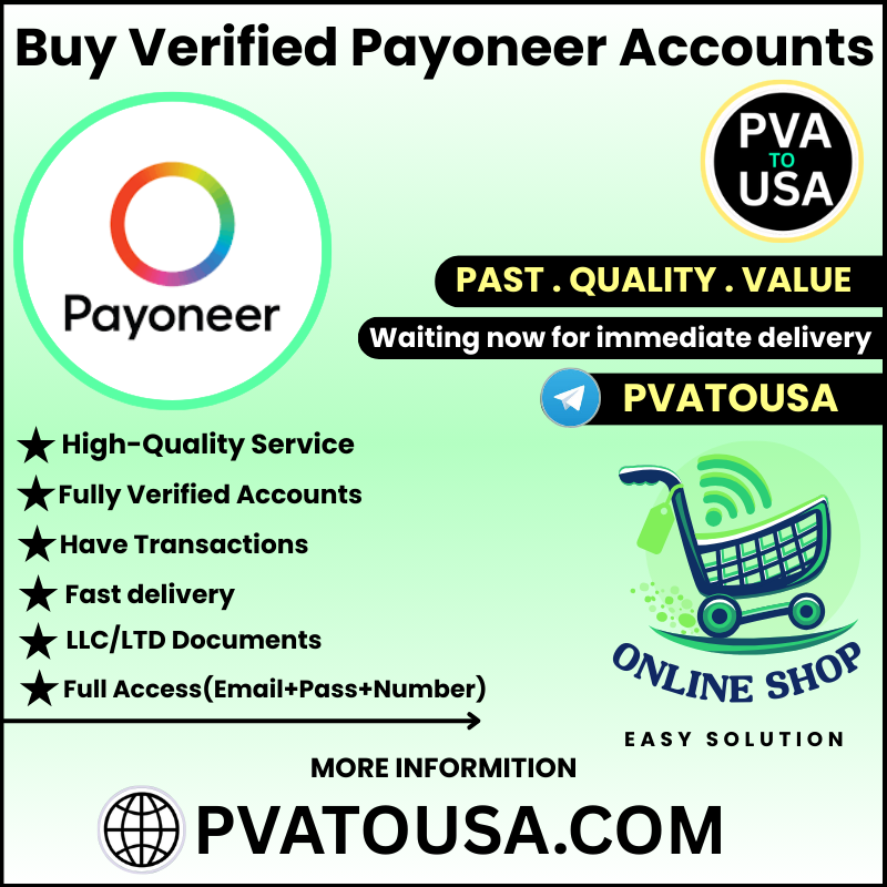 Buy Verified Payoneer Accounts